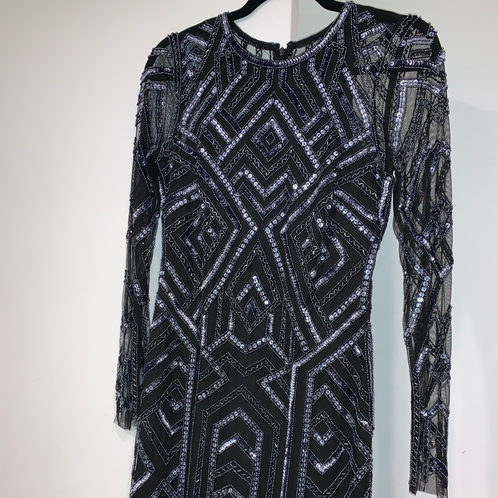 New Sequin Dress in Dark Blue
